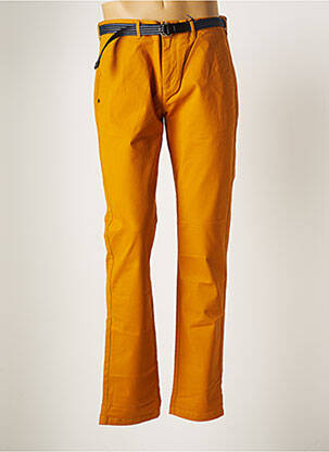 Pantalon droit jaune SCOTCH & SODA pour homme