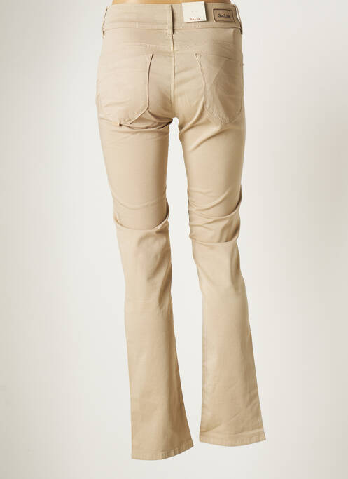 Pantalon droit beige SALSA femme
