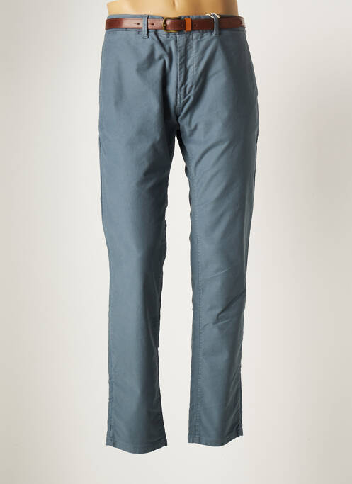 Pantalon droit bleu SCOTCH & SODA pour homme
