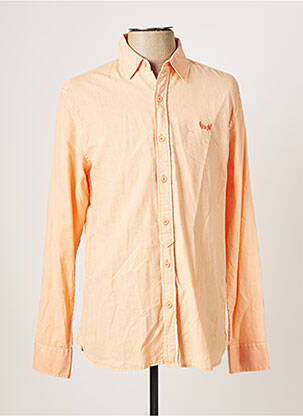 Chemise manches longues orange KAPORAL pour homme
