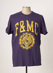 T-shirt violet FRANKLIN MARSHALL pour femme seconde vue