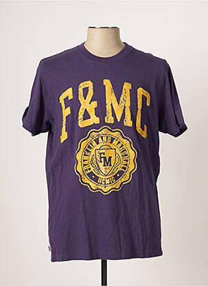 T-shirt violet FRANKLIN MARSHALL pour femme