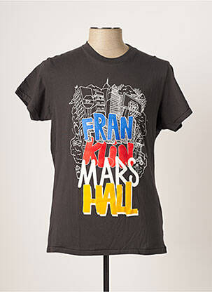 T-shirt gris FRANKLIN MARSHALL pour homme