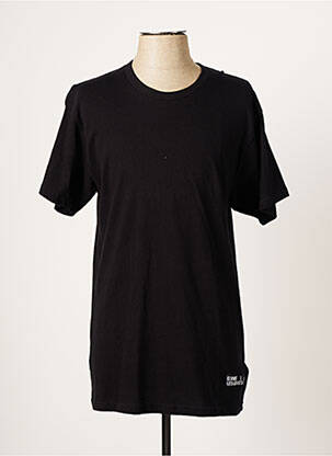 T-shirt noir ELEVEN PARIS pour homme