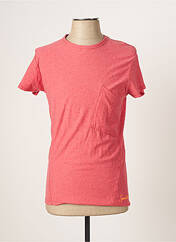 T-shirt rouge SCOTCH & SODA pour homme seconde vue