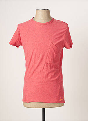 T-shirt rouge SCOTCH & SODA pour homme