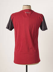 T-shirt rouge TWO ANGLE pour homme seconde vue