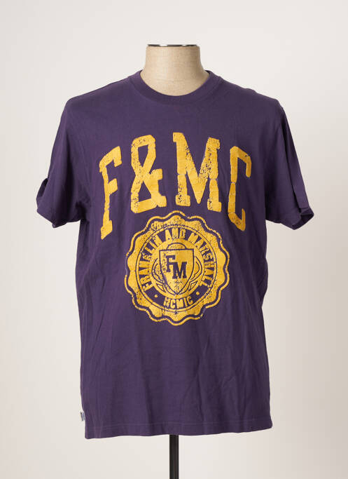 T-shirt violet FRANKLIN MARSHALL pour femme
