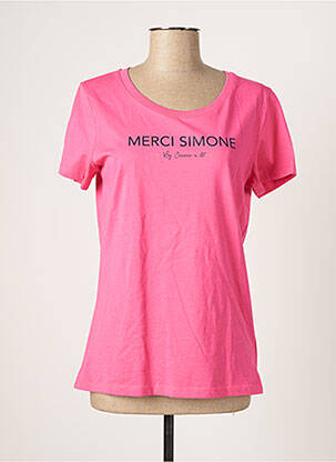 T-shirt rose JEANNE A DIT pour femme