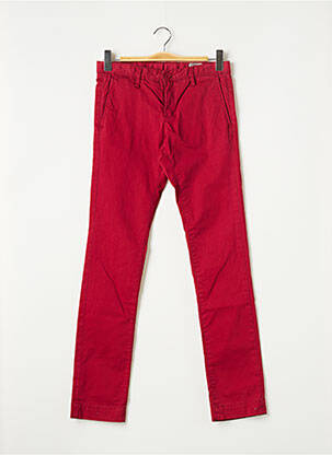 Pantalon chino rouge TEDDY SMITH pour garçon