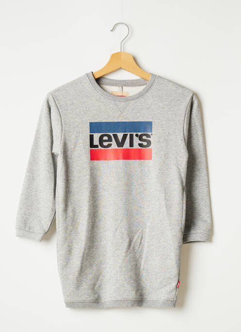 Sweat-shirt gris LEVIS pour fille