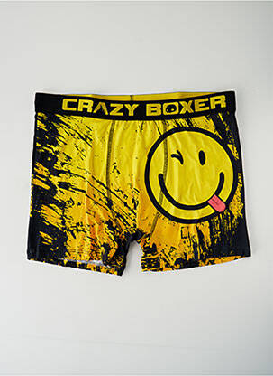 Boxer jaune CRAZYBOXER pour homme
