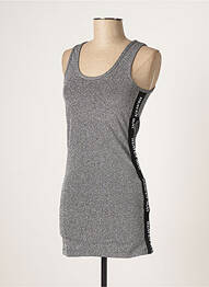Tunique sans manche col rond gris HEAVEN MAY femme