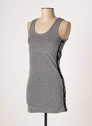 Tunique sans manche col rond gris HEAVEN MAY femme