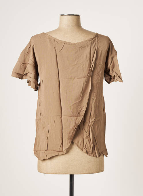 Blouse marron PASSIONATA pour femme