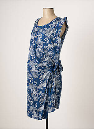Robe maternité stretch bleu COLLINE femme