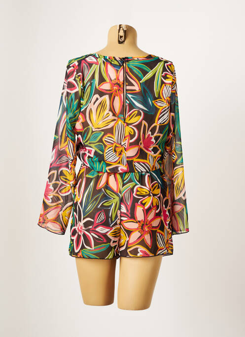 Combishort noir CHERRY BEACH femme