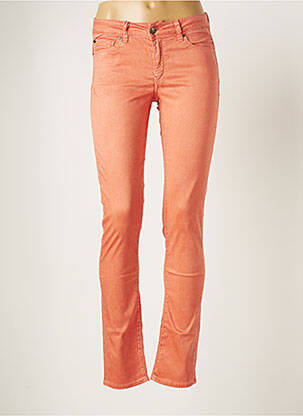 Jeans coupe slim orange LEE COOPER pour femme