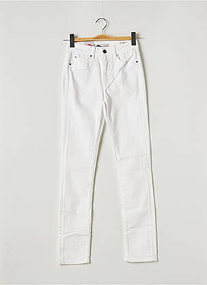 Jeans coupe slim blanc LEE COOPER pour fille