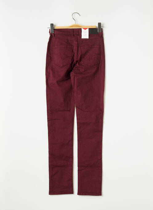 Jeans coupe slim rouge LEE COOPER pour femme