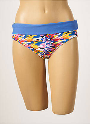 Bas de maillot de bain imprimé fantaisie culotte bleu BESTFORM femme