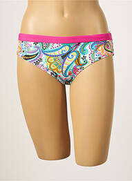 Bas de maillot de bain effet matière satinée culotte rose BESTFORM femme
