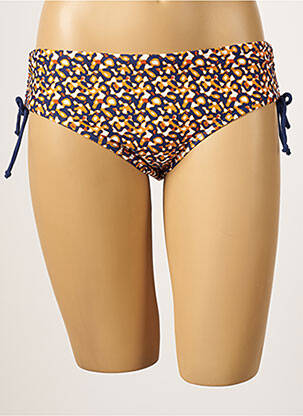 Bas de maillot de bain imprimé fantaisie culotte bleu BESTFORM femme