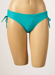 Bas de maillot de bain tissage texturé culotte bleu VARIANCE femme