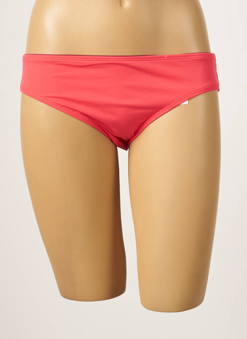 Bas de maillot de bain tissage satiné culotte rouge BESTFORM femme
