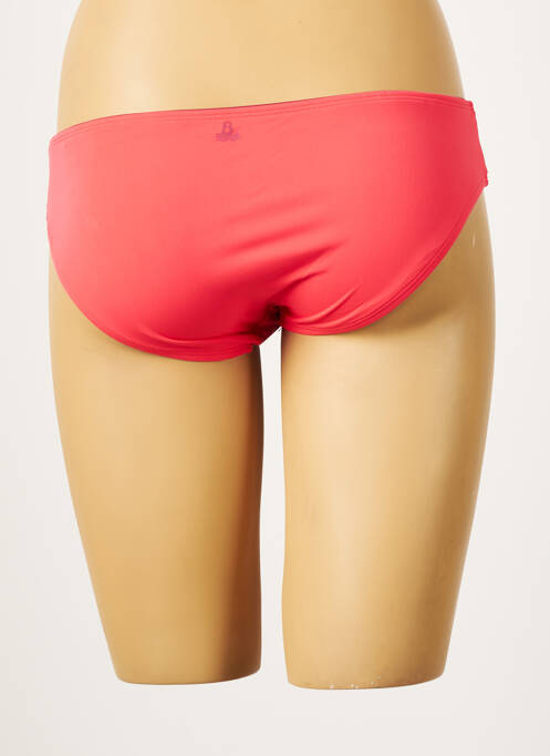 Bas de maillot de bain tissage satiné culotte rouge BESTFORM femme