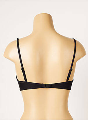 Haut de maillot de bain bretelles élastiquées ajustables noir CHERRY BEACH femme