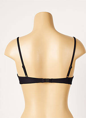 Haut de maillot de bain haut soutien-gorge moulé haut soutien-gorge moulé noir CHERRY BEACH femme