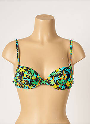 Haut de maillot de bain haut soutien-gorge moulé haut soutien-gorge moulé noir VARIANCE femme