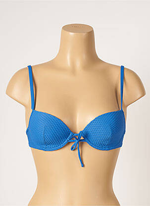 Haut de maillot de bain haut soutien-gorge moulé haut soutien-gorge moulé bleu VARIANCE femme