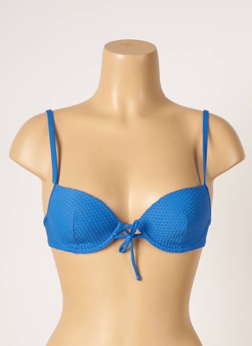 Haut de maillot de bain haut soutien-gorge moulé haut soutien-gorge moulé bleu VARIANCE femme