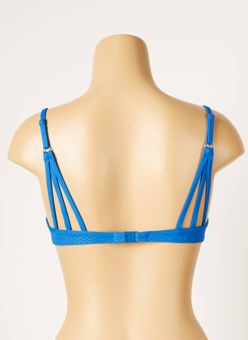 Haut de maillot de bain bleu VARIANCE femme