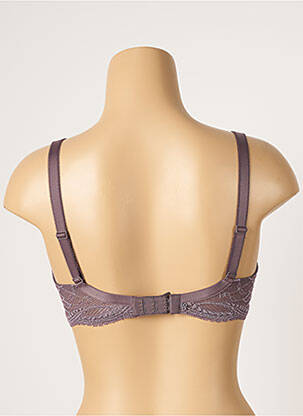 Soutien-gorge tissage dentelle haut soutien-gorge moulé violet SIMONE PERELE femme