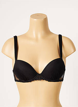 Soutien-gorge broderie haut soutien-gorge emboitant noir IMPLICITE femme