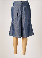Jupe mi-longue bleu TEDDY SMITH pour femme seconde vue