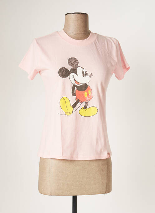 T-shirt rose DISNEY pour femme