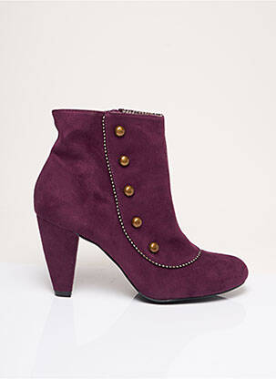 Bottines/Boots violet CHOCOLATE SCHUBAR pour femme