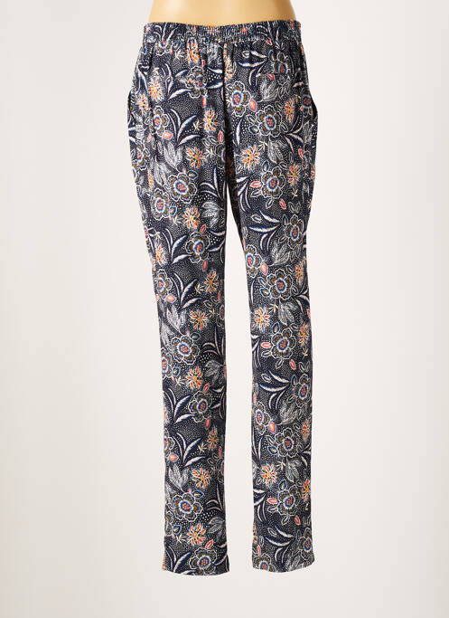 Pantalon chino bleu LE PETIT BAIGNEUR pour femme