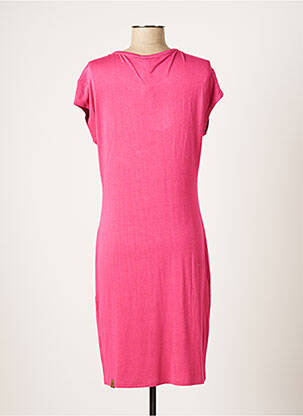 Robe mi-longue manches courtes manches courtes rose RAGWEAR femme