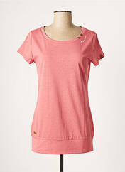 T-shirt rose RAGWEAR pour femme seconde vue
