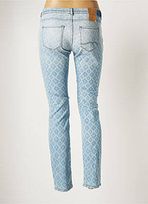 Jeans coupe slim broderie rivets taille basse bleu MAISON SCOTCH femme