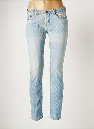 Jeans coupe slim bleu MAISON SCOTCH pour femme