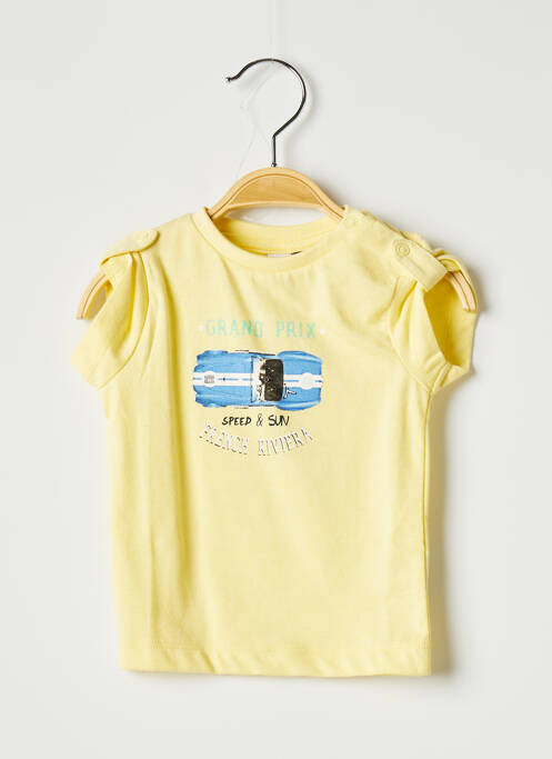 T-shirt jaune 3 POMMES pour garçon