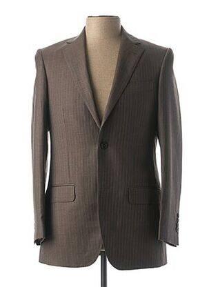 Blazer fausses poches marron ERMENEGILDO ZEGNA homme