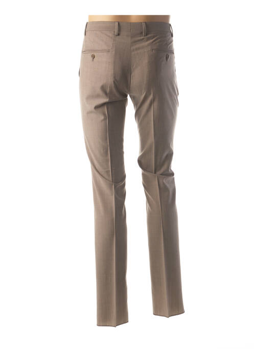 Pantalon droit beige ERMENEGILDO ZEGNA pour homme