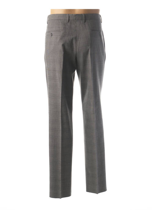 Pantalon droit gris ERMENEGILDO ZEGNA pour homme